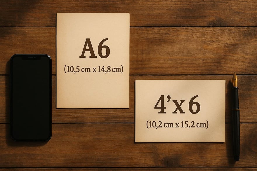A6, 4X6 比較