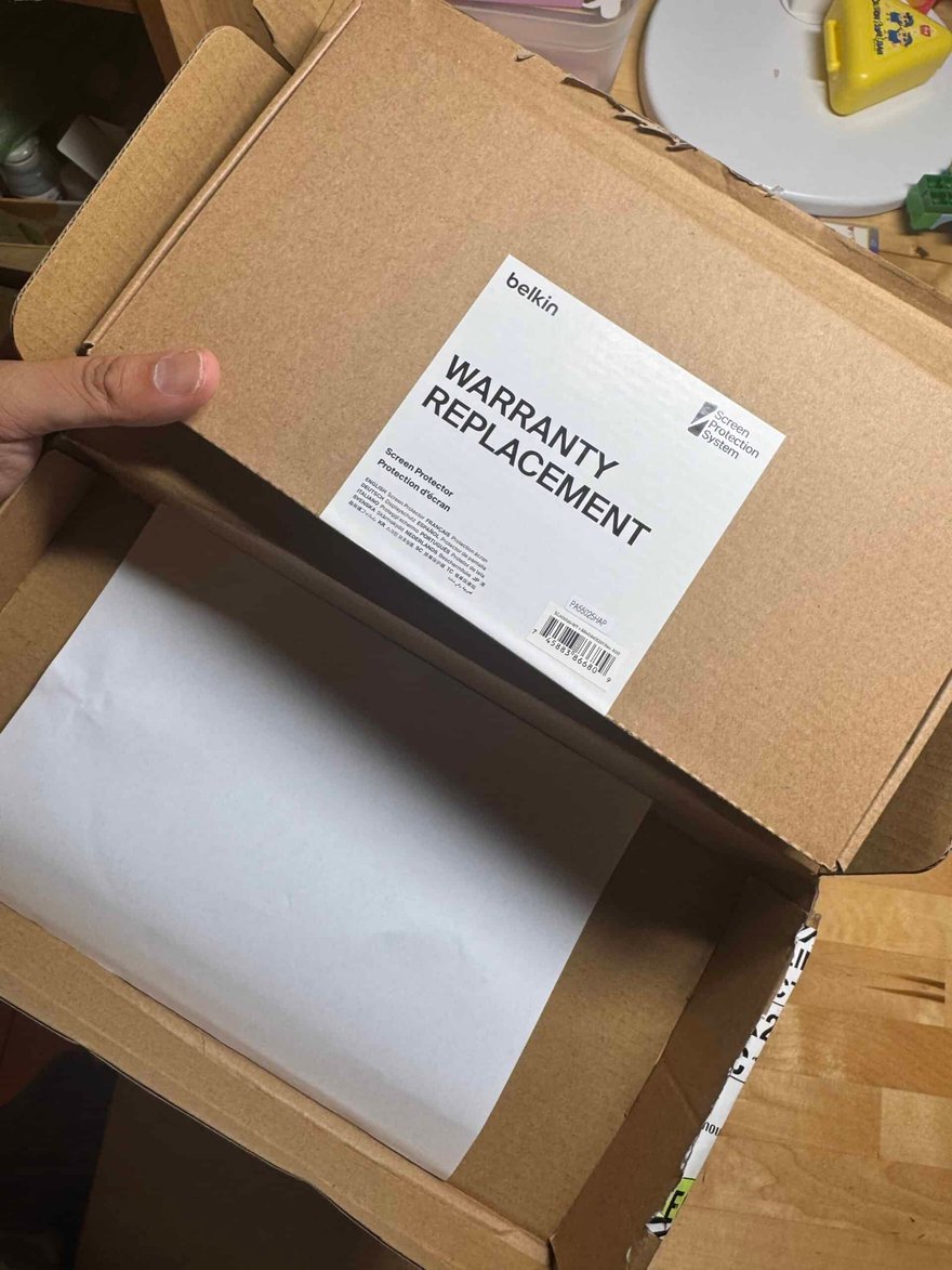 Belkin 保護貼換貨新品近照